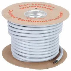 This continuous flexing control cable from the Chainflex CF77-UL series features 12 conductors of 16 AWG copper with a single conductor configuration and a ground conductor. The PUR jacket provides notch resistance, and the cable meets CE standards. Minimum bend radius factors are 4 x OD for fixed installation, 5 x OD for flexible use, and 6.8 x OD for e-chain applications. Suitable for use in cable carriers and automated machinery requiring reliable signal or control power transmission.
