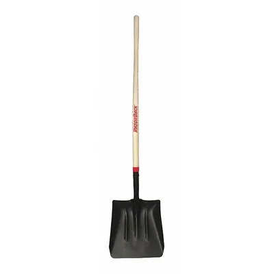 RAZOR-BACK General Purpose Scoop: 2 Ribs, Steel, #2 Blade Size, 14 1/2 in Blade Wd - Standard Scoop Shovels