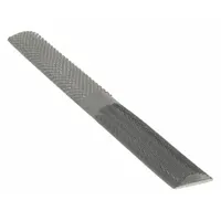 Half Round Wood Rasp File: Half Round, 12.5_19.5 Teeth per Inch, Safe Edge Cut, 8 in File Lg (MPN 10Z674)