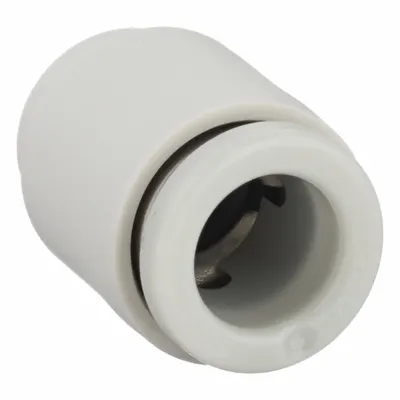SMC Push-Fit Cap: 6 mm OD Size, Push-to-Connect, Polybutylene Terephthalate - Polybutylene & Brass Tube Fittings