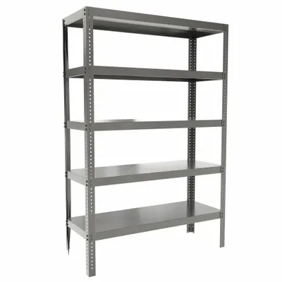 DURHAM MFG Metal Shelving: Standalone, Extra-Heavy-Duty, 48 in x 18 in, 72 in Overall Ht - Extra-Heavy-Duty Bolted Standalone Open Metal Shelving