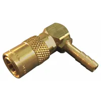HANSEN Hydraulic Quick Connect Hose Coupling: 1/4 in Coupling Size, Brass, 7.57 lpm Max. Flow Rate (MPN FTS216)