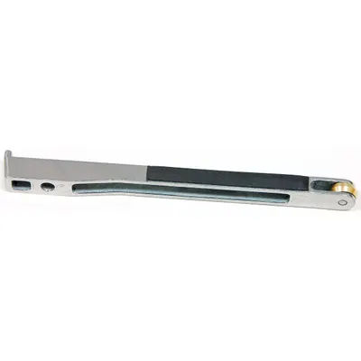 DYNABRADE Contact Arm: 1/4 in Belt Wd, 24 in Belt Lg, Dynafile Series, 7/16 in Wheel Dia - Belt Sander Contact Arms