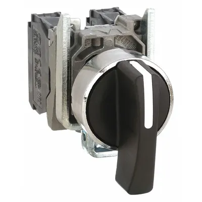 SCHNEIDER Selector Switch: 22 mm Panel Mounting Size, 3 Positions, Extended Lever - Selector Switches