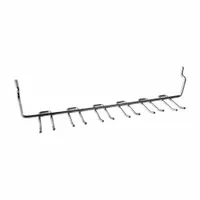 APPROVED VENDOR Double-Ring Tool Holder, 9-1/4 in: 1/4 in Peg Hole, 1 7/8 in x 11/16 in, 3 PK