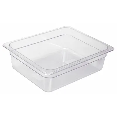 CRESTWARE Food Pan: Half Size, Rectangular, NSF Certified, 12 3/4 in Overall Lg - Steam Table Pans