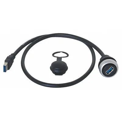 EATON USB Socket: 22 mm Panel Mounting Size - Mounting Kits & Modules