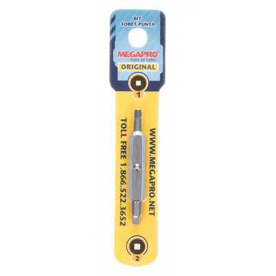 MEGAPRO Double Ended Driver Bit: Imperial, Hand - Double-Ended Driver Bits
