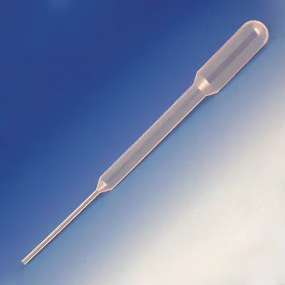 GLOBE SCIENTIFIC Transfer Pipette: 6.5 mL Capacity, Non-Sterile, Narrow Stem Transfer Pipette - Non-Sterile Transfer Pipettes