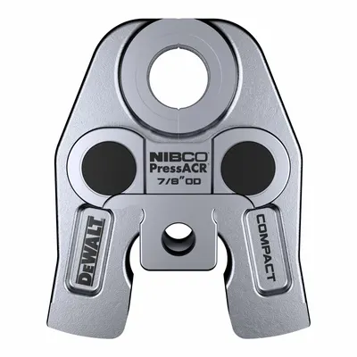 DEWALT Press Jaw: 7/8 in Pipe, NIBCO PressACR Refrigeration Press Fitting System - Jaws for Compact Press Tools