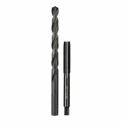 MILWAUKEE Plug Tap and Drill Bit: 2 Pc, M8x1.25 Tap - Drill Bit & Hand Tap Sets