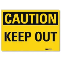 Safety Sign: Reflective Sheeting, Adhesive Sign Mounting, 7 in x 10 in Nominal Sign Size (MPN U4-1468-RD_10X7)