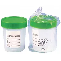 GLOBE SCIENTIFIC Collection Cup: 4 fl oz Capacity - oz, 118 mL Capacity - mL, Sterile, Polypropylene (MPN 5913)