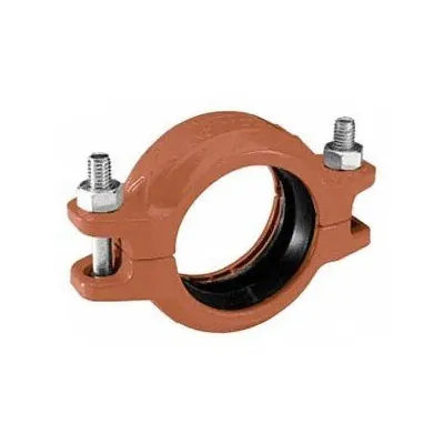 GRUVLOK Clamp Coupling: 5 in x 5 in, EPDM Seal, 300 psi, Ductile Iron - Grooved Pipe Couplings
