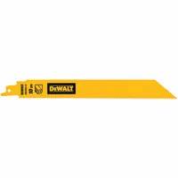 DEWALT Reciprocating Saw Blade: 10 Teeth per Inch, 9 in Blade Lg, 1 in Blade Thick, Bi-Metal, 5 PK (MPN DWAR9110)