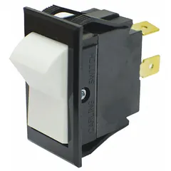 Disconnect switch for isolating electrical circuits in HVACR systems. Provides a visible break in power for maintenance or emergency shutdown. Used in commercial heating, ventilation, air conditioning, and refrigeration equipment.