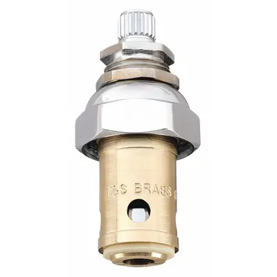 T&S BRASS Cartridge: For Spindle Assembly, Eterna, CWS Escutcheon Series, Use with Hot Water - Compression Faucet Cartridges