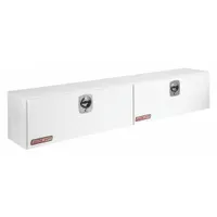 WEATHER GUARD Topside Truck Box: Topside Truck Box, Double Drop-Down Doors Lid, D-Handle, Aluminum (MPN 391-3-02)