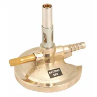 Bunsen Burner: Micro, Natural, 1,200 BTU Btu Output - Max, 800 BTU Btu Output - Min, 3/8 in Tube Dia (MPN CH0093E)