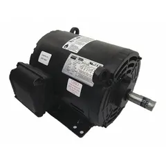 Open drip proof (ODP) enclosure for indoor use in clean, dry environments. Rigid base mount for stationary applications. Suitable for general purpose machinery such as pumps, fans, conveyors, and compressors requiring continuous-duty 3-phase power.