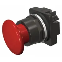 SIEMENS Mushroom Head Push Button: 30 mm, Non-Metallic, Momentary (MPN 52BM9W2)