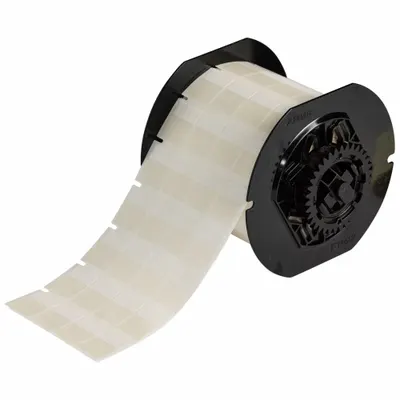 BRADY Wraparound Label: 15/16 in x 3/4 in, 3/4 in, Self-Extinguishing Vinyl - Brady Precut Label Rolls