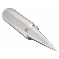 Conical soldering tip for precision soldering tasks such as fine-pitch component assembly and rework. Features a 0.4 mm tip width and 22.5 mm length. Compatible with HAKKO 900M-ESD series soldering stations