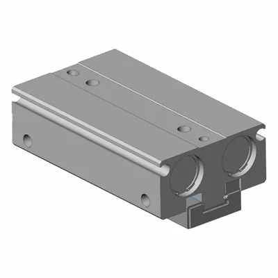 SMC Air Gripper: 40 mm Stroke Lg, 14.5 psi to 101.53 psi, 101.53 psi Max Op Pressure - Two-Finger Parallel Grippers
