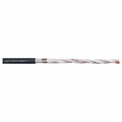 Measuring system cable with PUR jacket, rated for 50 V. Conductor grouping: (3) shielded twisted pair 26 AWG, (4) 26 AWG, (4) 24 AWG, (2) 20 AWG; no ground. Minimum bend radius: 5 x OD fixed, 8 x OD flexible. Used for transmitting measurement signals in industrial automation and robotics, suitable for continuous flexing in cable carriers.