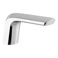 SLOAN Bathroom Sensor Faucet: EBF-415, Cast Brass, Polished Chrome Finish, Single-Post, Battery