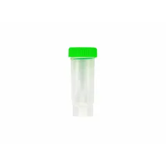 PPCO Centrifuge Tube, 30 mL, Natural, Green Closure, Graduated, with Cap