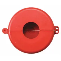 CONDOR Gate Valve Lockout: For 6 1/2 in Max Hand Wheel Dia, For 5 in Min Hand Wheel Dia, Red