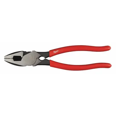 MILWAUKEE Linemans Plier: 9 in Overall Lg, 1 7/8 in Jaw Lg, 1 3/4 in Jaw Wd, 5/8 in Jaw Thick - Multipurpose Lineman's Pliers
