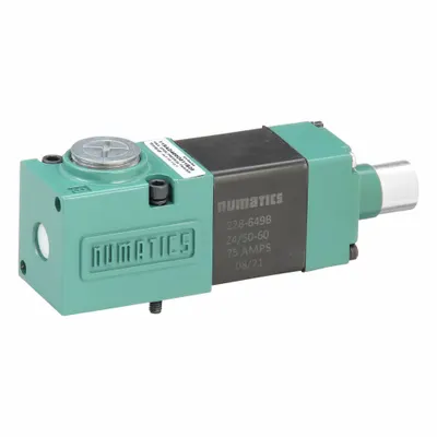 NUMATICS Solenoid Air Control Valve: Four-Way / Two-Position, Single Solenoid - Numatics Mark 7 Directional Control Valves