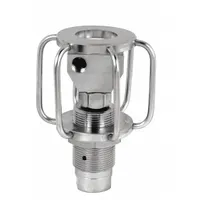 MOSMATIC Surface Cleaner: 3 in Cleaning Path, 3/8 in Inlet Dia, NPTF, Stainless Steel, 2 Nozzles (MPN 81.406)