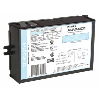 ADVANCE Ballast: Metal Halide, 150 W Bulb Watt - Max, ANSI Code C102/C142/M102/M142 - Electronic HID Ballasts