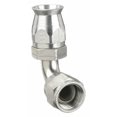 AEROQUIP JIC x Hose Reusable Hydraulic Hose Fitting - Brass/Steel Reusable Hydraulic Hose Fittings