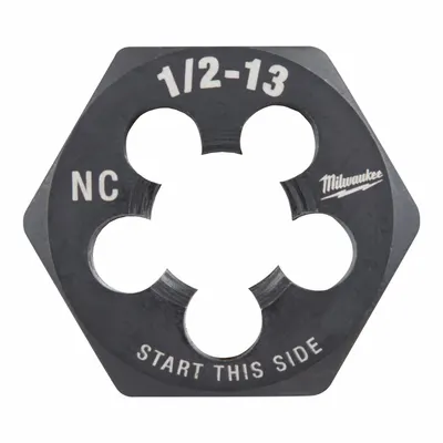 MILWAUKEE Solid Hex Rethreading Die - Solid Hex Rethreading Dies