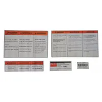 DAYTON Label Kit: For 5PKF4, Fits Dayton Brand (MPN MH5PKF4LKG)