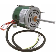 This electronically commutated motor conversion kit is designed for upblast fans. It operates at 1/4 hp, 115V AC, with a 1/2 in shaft diameter. UL listed. Intended for use with compatible roof fans.