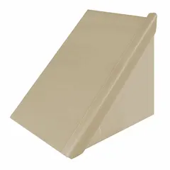Plastic end cap for terminating bird slide systems on ledges, roofs, and signs. Rated for heavy bird pressure. Beige color blends with common building exteriors. Sold in a pack of 10.