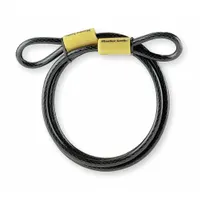 MASTER LOCK Security Cables: Coiled Cable, 6 ft Lg, 3/8 in Cable Dia, Black (MPN 78DPF)