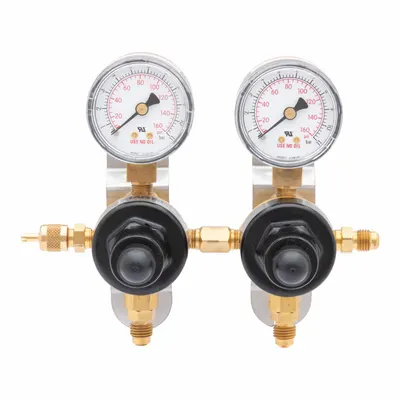 HARRIS Beverage Gas Regulator: For Soda Beverage, For Carbon Dioxide/Nitrogen Mix Gas - Beverage Regulators