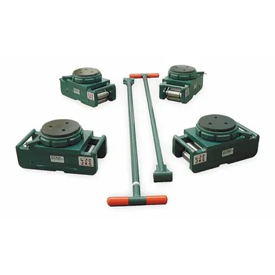 HILMAN ROLLERS Machine Roller Kit: 240,000 lb, 8 in Deck Ht, 6 3/4 in L x 6 3/4 in W - Machine Roller Kits