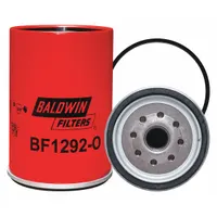 BALDWIN FILTERS Fuel Filter: Spin-On, 4 3/16 in Outside Dia, 1"-14 Thread Size, Cellulose, BF1292-O