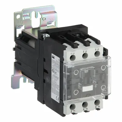 Dayton Non-Reversing IEC Contactor, 50 A, 3 Poles, 24V DC Coil, 3NO - Non-Reversing IEC Contactors