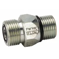 PARKER Hydraulic Check Valve: 5,000 psi, 75 gpm, 1 7/16 in, SAE O-Ring Face Seal (MPN DT-1000-MSMO-5)