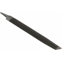 Machinists File: Double-Cut, Safe Edge Cut, Bastard Cut, 14 in Lg without Tang, 1 3/8 in Wd