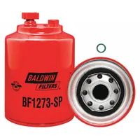 BALDWIN FILTERS Fuel Filter: Spin-On, 4 1/4 in Outside Dia, 1"-14 Thread Size, Cellulose, Nissan (MPN BF1273-SP)