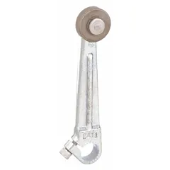 Fixed roller lever with 3-inch maximum arm length, featuring a rotary lever roller actuator and outside offset roller position. Compatible with 9007AW series limit switches. Used for position detection of moving parts in industrial machinery and automation systems.
